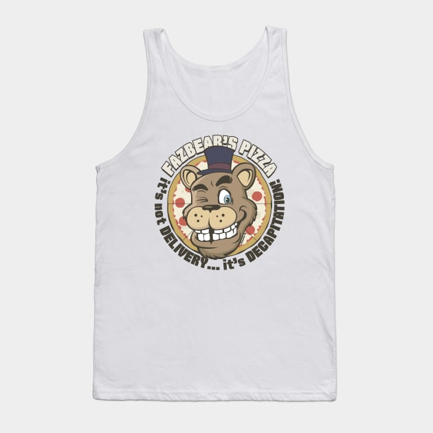 It's not delivery...it's decapitation! Tank Top by belligerent